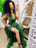 Dress Afrodite verde militare