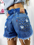 Short Levi’s Vintage con Borchie bagno medio