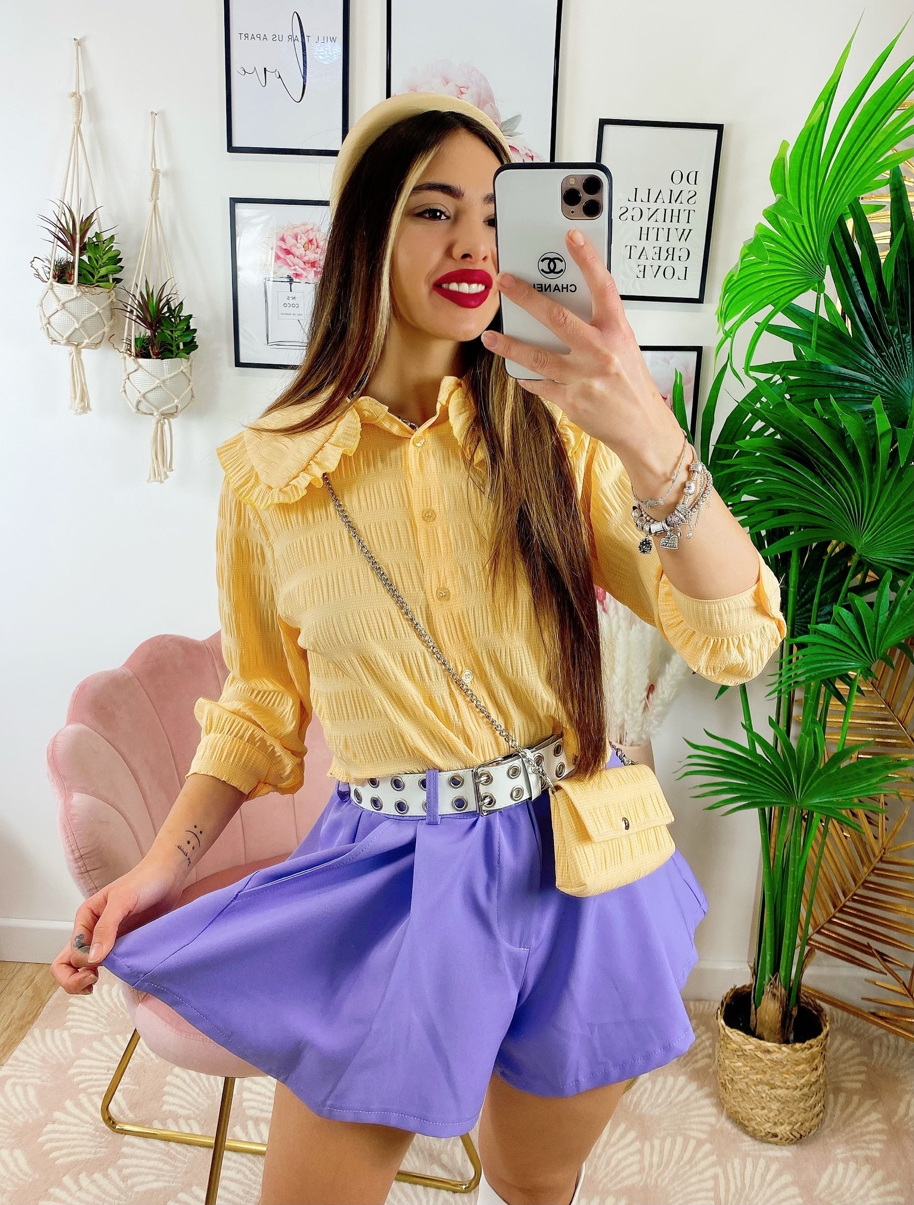 Short lilla ampio