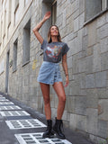 T-shirt wild grigia