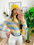 Maglioncino a righe Multicolor