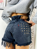 Levi’s Vintage grigio scuro con borchie