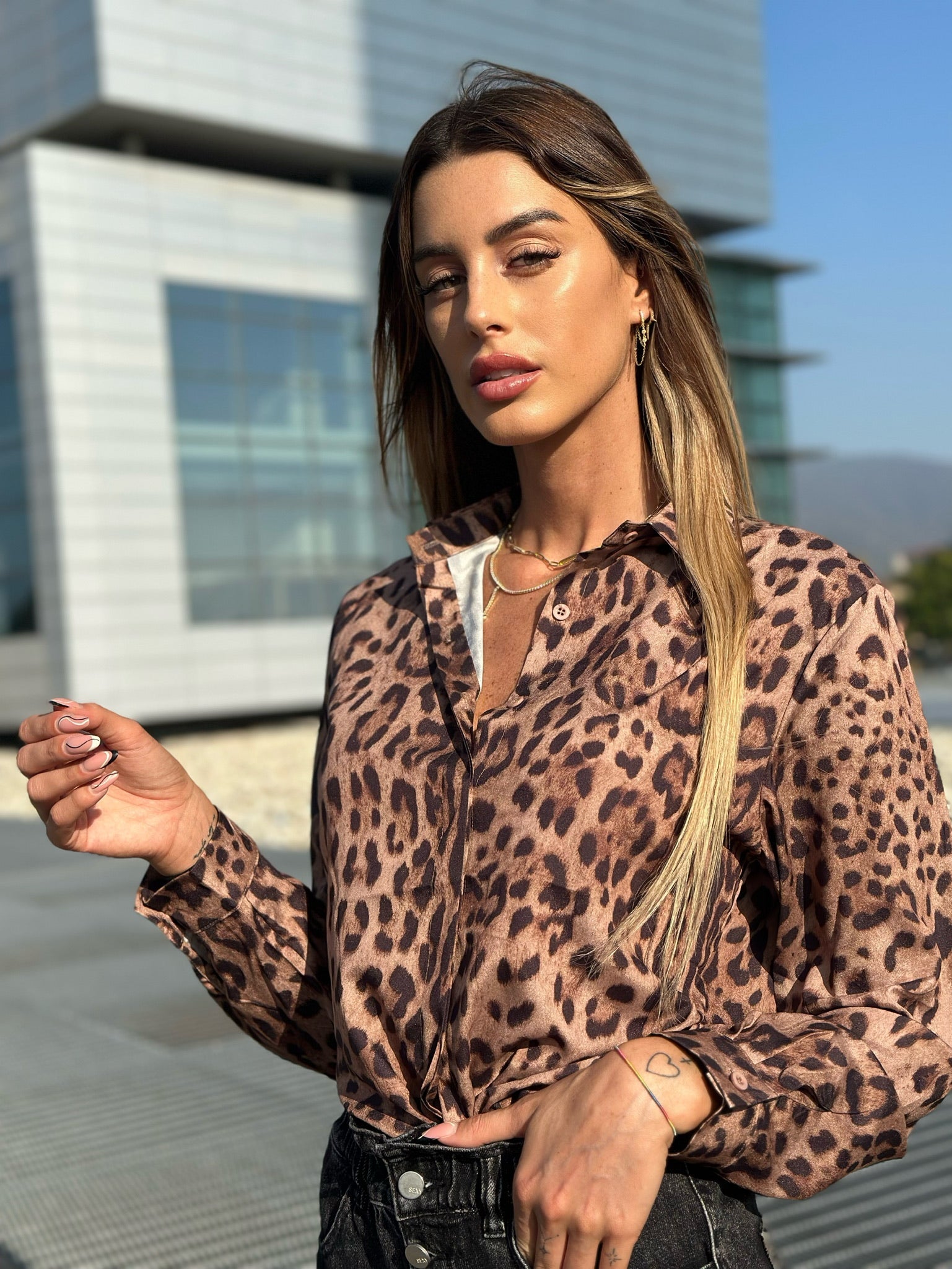 Camicia animalier