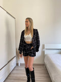 Completo Giacca e Short Nero
