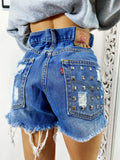 Short Levi’s Vintage con Borchie bagno medio