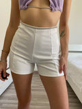 Short bianco con strass