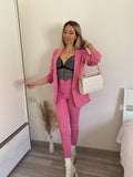 Completo giacca e pantalone Fuxia