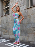 Completo top e gonna in tulle sirena