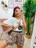 T-shirt con stampa D Bianca