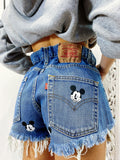 Short Levi’s Vintage con stampa topolino bagno medio