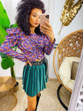 Blusa a fiorellini lilla