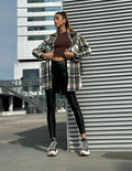 Leggins eco pelle nero