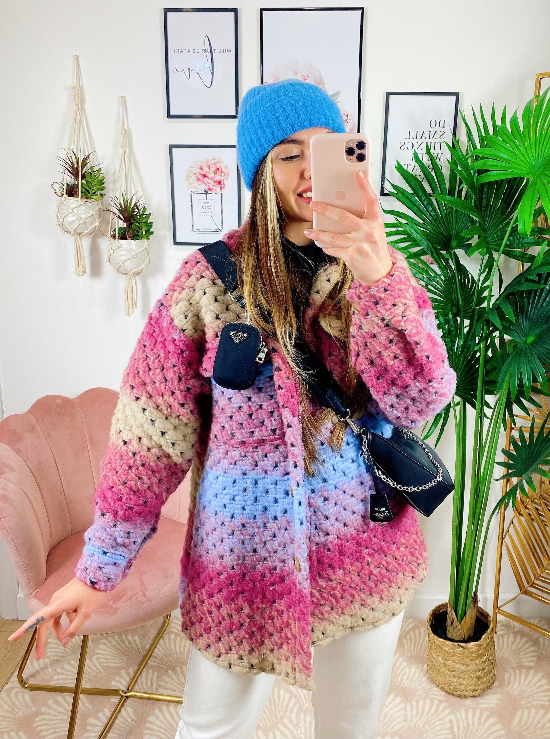 Giacca con bottoni Multicolor