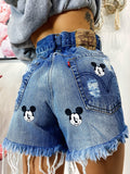 Short Levi’s Vintage con stampa topolino bagno medio