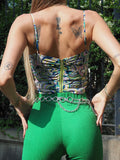Top a fantasia verde