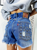 Short Levi’s Vintage con Borchie bagno medio