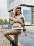 Maxi maglione con dettaglio lurex