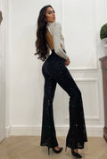 Pantalone in paillettes
