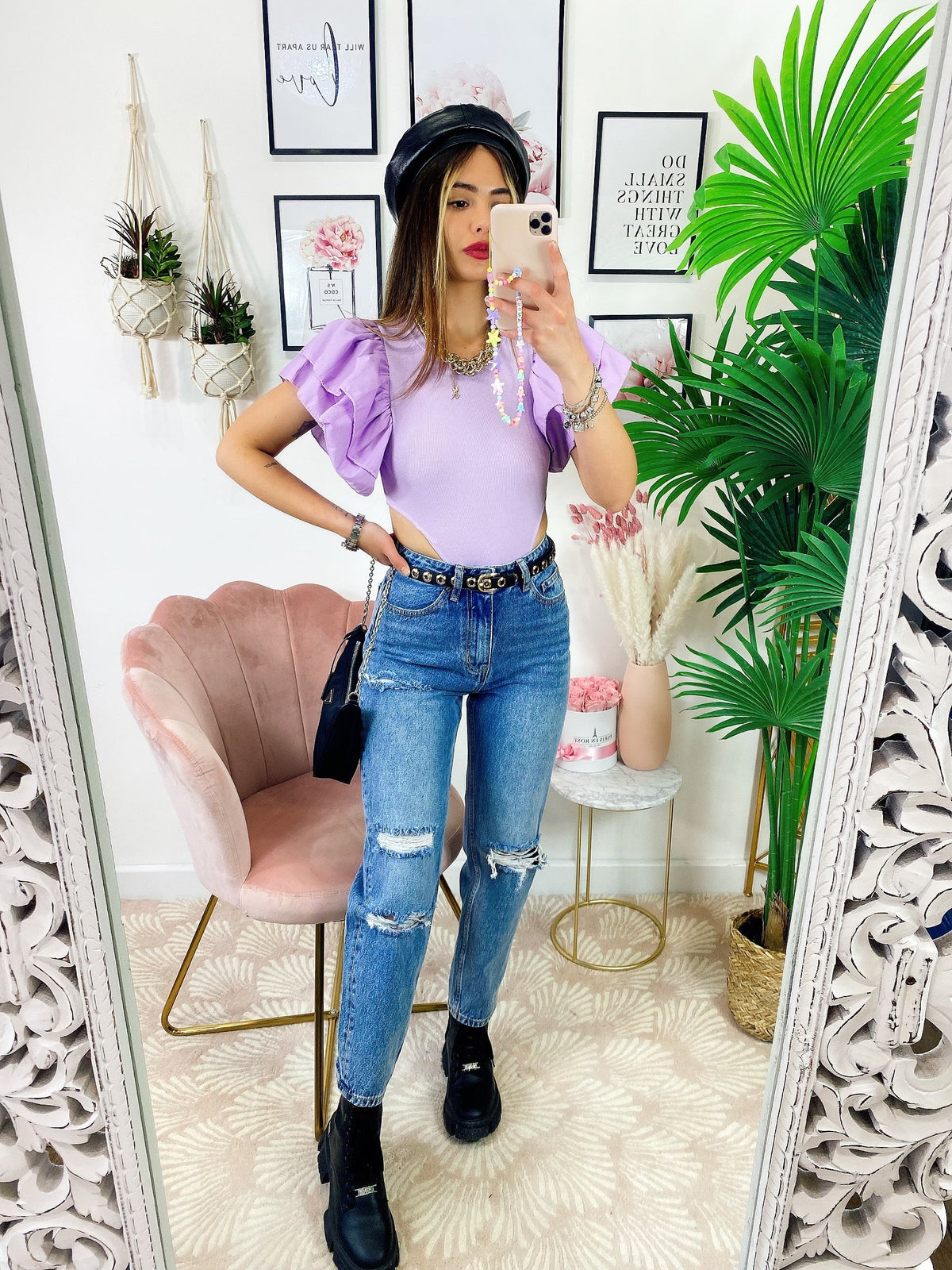 Jeans con strappi manfit
