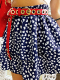 Gonna con balza e cuori