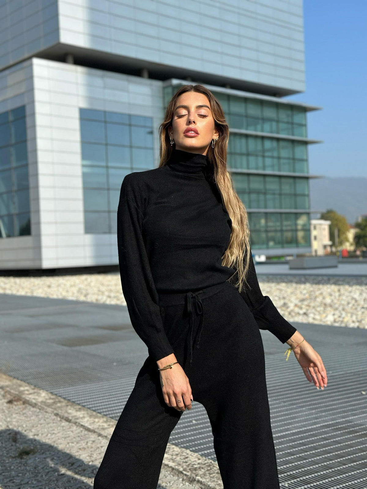 Completo Maglia e pantalone quality nero