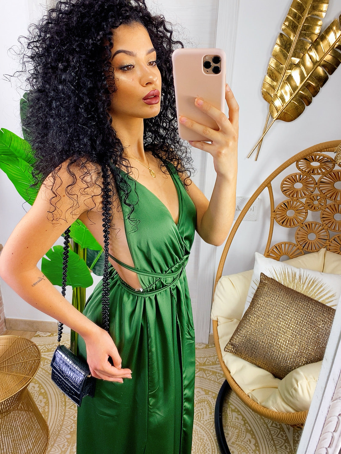 Dress Afrodite verde militare