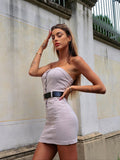 Occhiali beige dettaglio oro