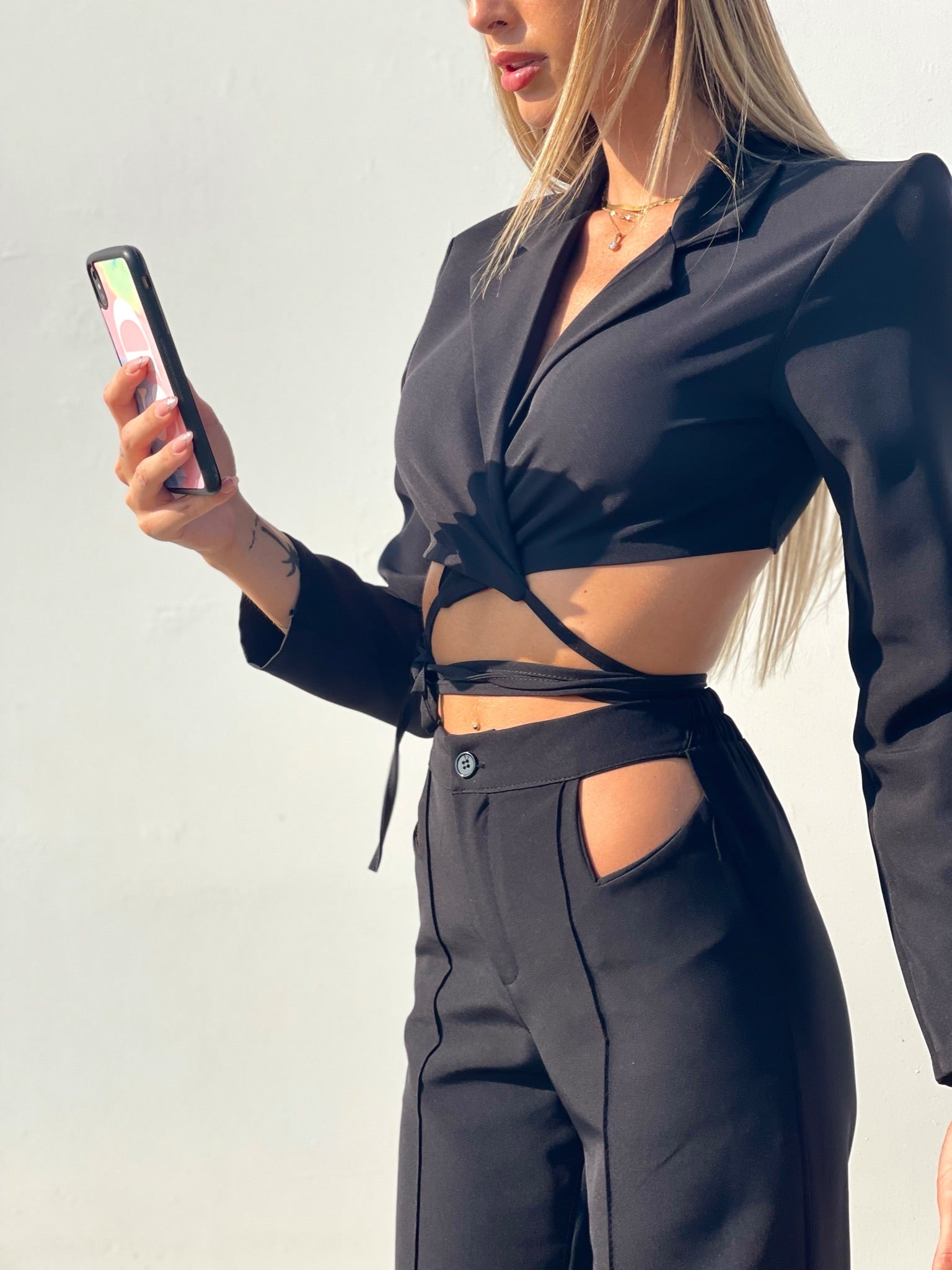 Completo top e pantalone