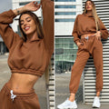 Tuta sportiva due pezzi choco