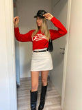 Maglione Merry Christmas rosso