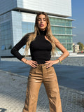Top monospalla nero