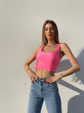 Top rosa fluo