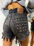 Short Levi’s Vintage Nero con Borchie