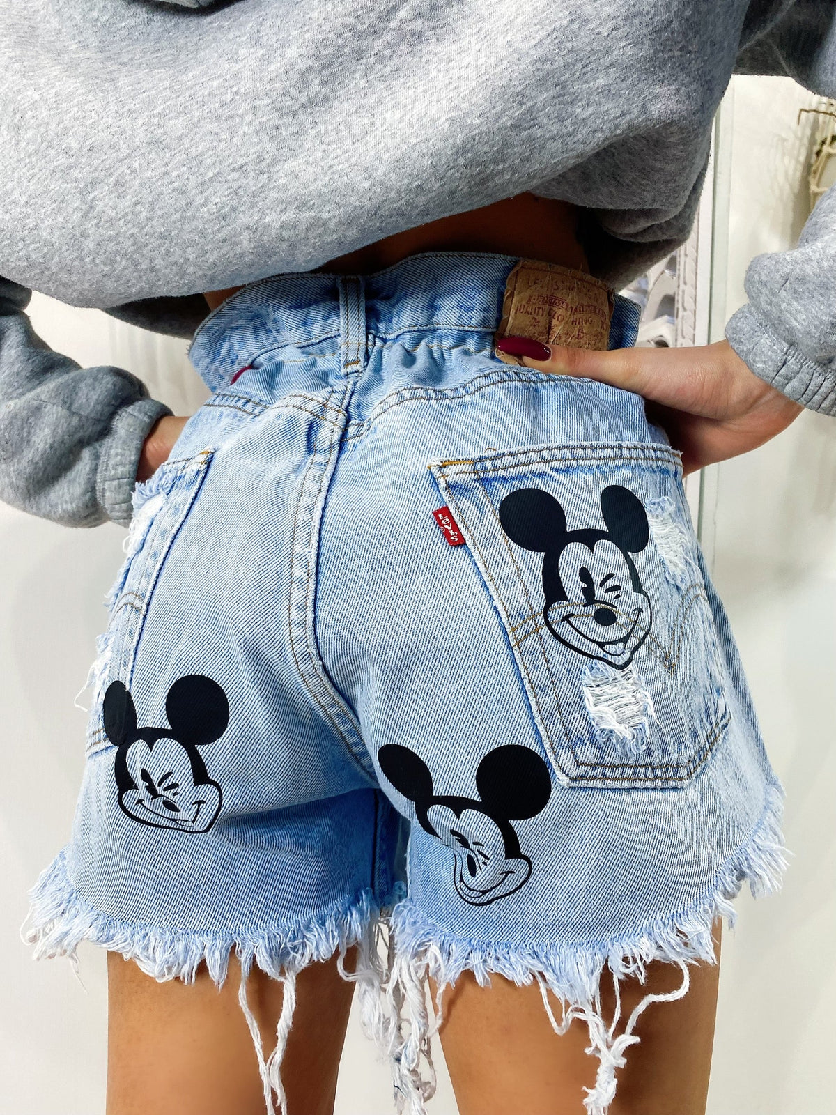 Short Levi’s Vintage bagno chiaro con stampe