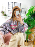 Camicia etnica sfumature Rosa