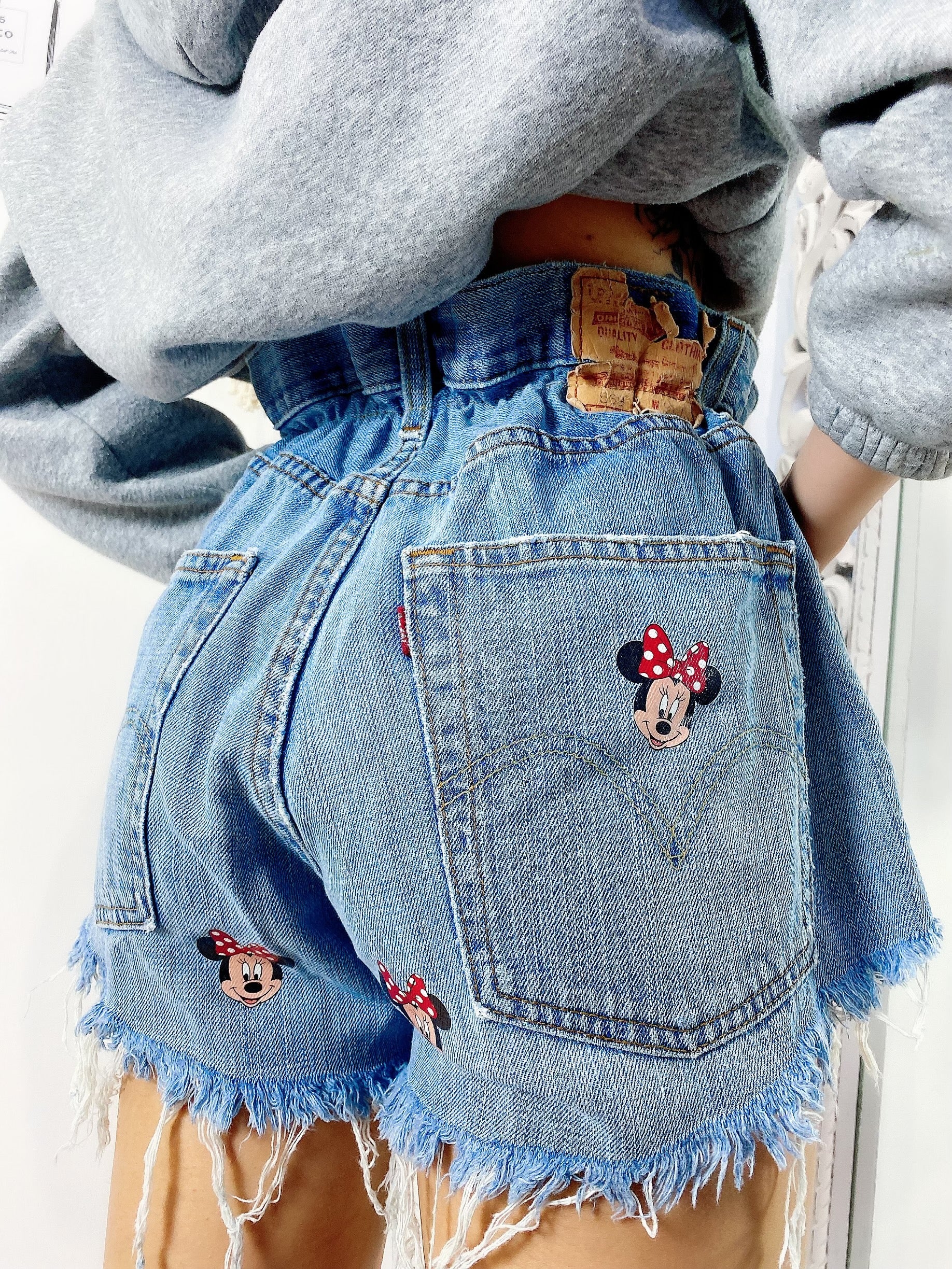 Short Levi’s Vintage bagno chiaro con stampe