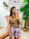 Short con Orsetti lilla