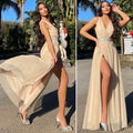 Abito in tulle crema cintura in strass