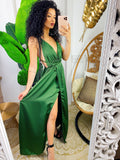 Dress Afrodite verde militare