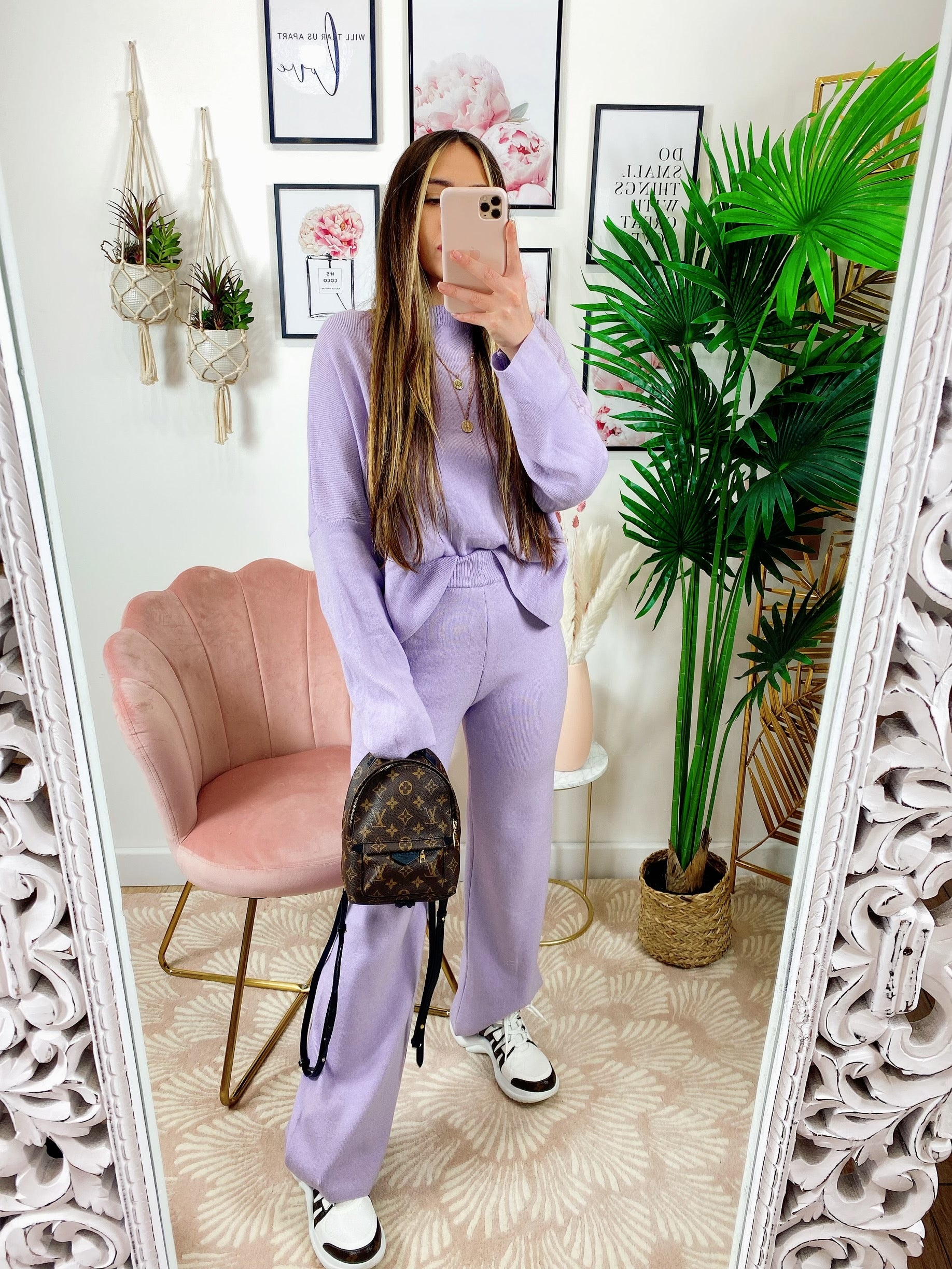 Completo Maglia e pantalone quality lilla