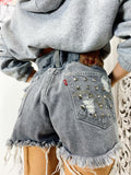 Levi’s Vintage grigio con borchie