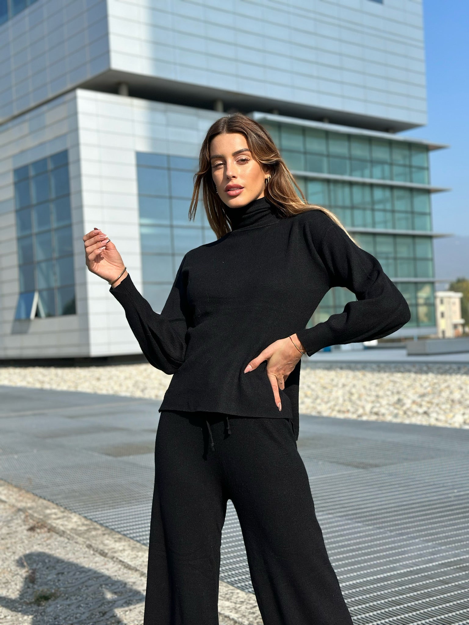Completo Maglia e pantalone quality nero