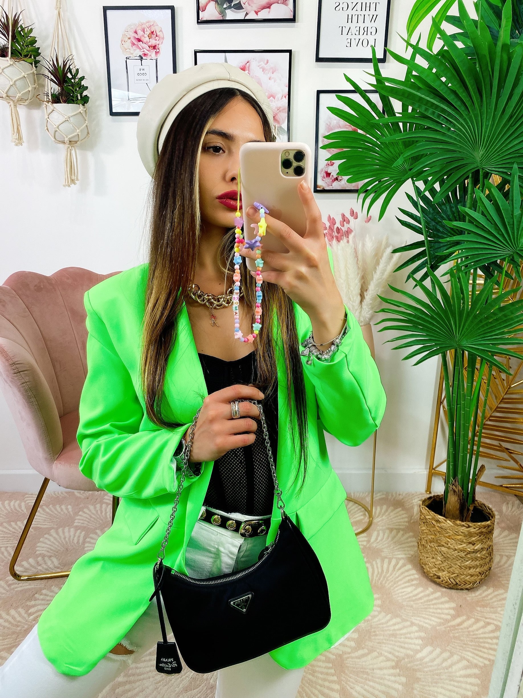 Giacca fluo verde