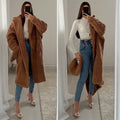 Cappotto Teddy Camel e pochette