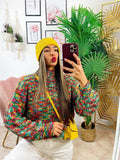 Maglione influencer dettaglio verde