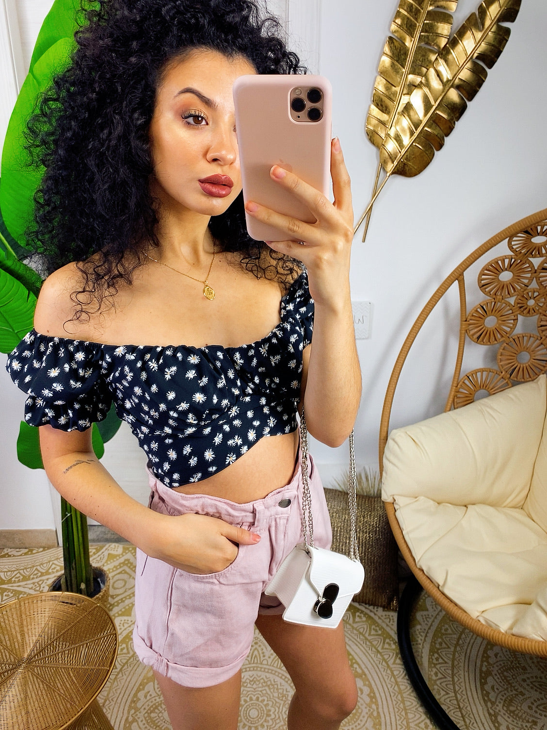 Short a caramella rosa