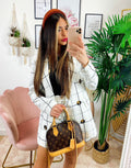 Completo Giacca e Short Bianco