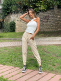 Tuta sportiva beige