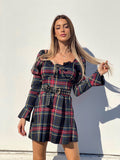 Abito scozzese base nero
