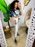 Pantalone sportivo bianco